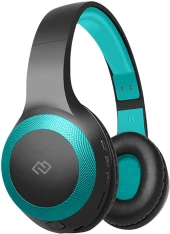 Гарнитура накладные Digma BT-15 черный/голубой беспроводные bluetooth оголовье (BT-15BLB) Гарнитура накладные Digma BT-15 черный/голубой беспроводные bluetooth оголовье (BT-15BLB)