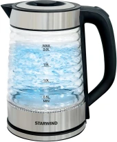 Чайник электрический Starwind SKG2111 2л. 1800Вт черный/прозрачный корпус: стекло Чайник электрический Starwind SKG2111 2л. 1800Вт черный/прозрачный корпус: стекло