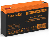 Батарея для ИБП Exegate EX282955 6В 12Ач Батарея для ИБП Exegate EX282955 6В 12Ач