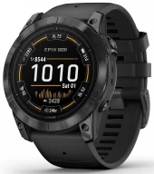 Смарт-часы Garmin Epix Pro gen.2 51мм 1.4" AMOLED корп.серый рем.черный (010-02804-21)