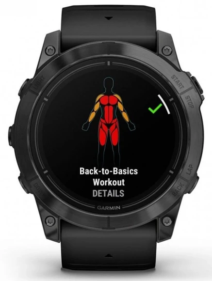 Смарт-часы Garmin Epix Pro gen.2 51мм 1.4" AMOLED корп.серый рем.черный (010-02804-21)
