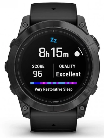 Смарт-часы Garmin Epix Pro gen.2 51мм 1.4" AMOLED корп.серый рем.черный (010-02804-21)