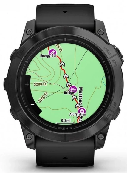 Смарт-часы Garmin Epix Pro gen.2 51мм 1.4" AMOLED корп.серый рем.черный (010-02804-21)