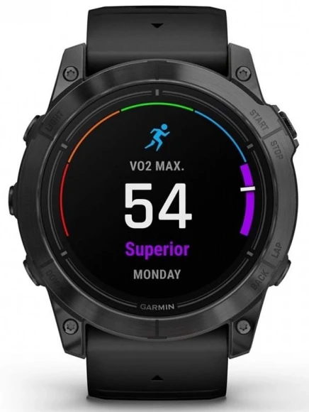 Смарт-часы Garmin Epix Pro gen.2 51мм 1.4" AMOLED корп.серый рем.черный (010-02804-21)