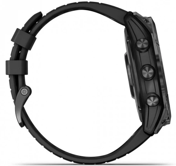 Смарт-часы Garmin Epix Pro gen.2 51мм 1.4" AMOLED корп.серый рем.черный (010-02804-21)