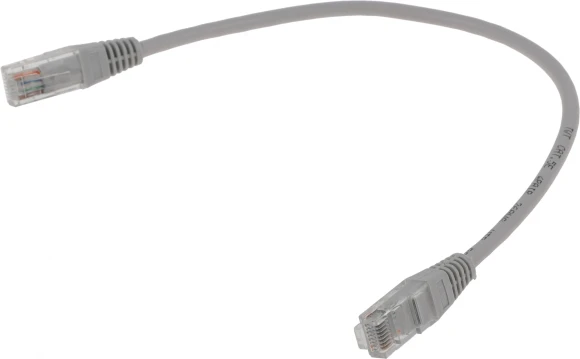 Патч-корд Lanmaster TWT-45-45-0.3-GY UTP RJ-45 вил.-вилка RJ-45 кат.5E 0.3м серый ПВХ (уп.:1шт) Патч-корд Lanmaster TWT-45-45-0.3-GY UTP RJ-45 вил.-вилка RJ-45 кат.5E 0.3м серый ПВХ (уп.:1шт)