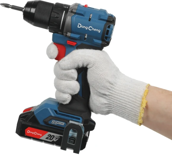 Дрель-шуруповерт DongCheng DCJZ2060 аккум. патрон:быстрозажимной (кейс в комплекте) (DCJZ2060(TYPE AM))
