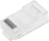 Коннектор Premier (6-008) кат.5e RJ45 прозрачный Коннектор Premier (6-008) кат.5e RJ45 прозрачный
