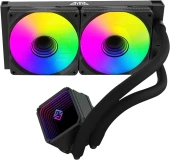 Система водяного охлаждения GMNG GG-LC240ARGB1 ARGB Soc-AM5/AM4/1200/1700/1851 черный 4-pin 22-35dB Al+Cu LCD 260W 1200gr Ret (GG-LC240ARGB1-BK) Система водяного охлаждения GMNG GG-LC240ARGB1 ARGB Soc-AM5/AM4/1200/1700/1851 черный 4-pin 22-35dB Al+Cu LCD 260W 1200gr Ret (GG-LC240ARGB1-BK)