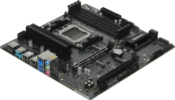 Материнская плата Asrock B650M PG LIGHTNING Socket AM5 AMD B650 4xDDR5 mATX AC`97 8ch(7.1) 2.5Gg RAID+HDMI+DP