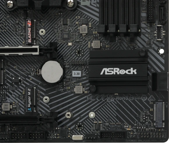 Материнская плата Asrock B650M PG LIGHTNING Socket AM5 AMD B650 4xDDR5 mATX AC`97 8ch(7.1) 2.5Gg RAID+HDMI+DP