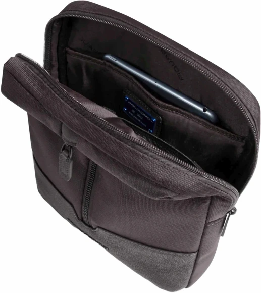 Сумка мужская Piquadro Marcel CA1816W138/TM коричневая натур.кожа/нейлон Сумка мужская Piquadro Marcel CA1816W138/TM коричневая натур.кожа/нейлон