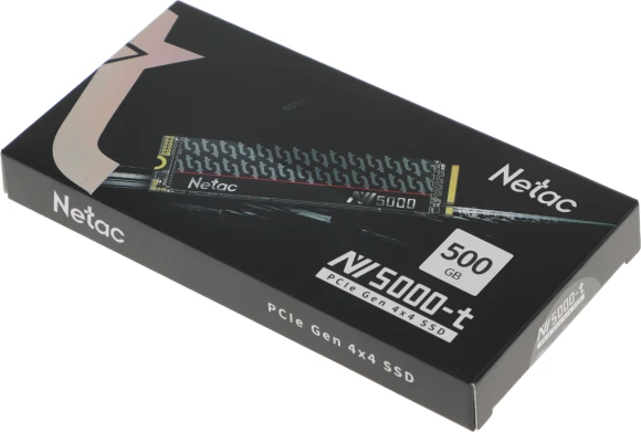 Накопитель SSD Netac PCIe 4.0 x4 500GB NT01NV5000T-500-E4X NV5000t M.2 2280