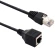 Патч-корд Buro BU-C5EXTND-1M-B UTP cat.5E solid 1м черный RJ-45 (m)-RJ-45 (f)