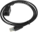 Патч-корд Buro BU-C5EXTND-1M-B UTP cat.5E solid 1м черный RJ-45 (m)-RJ-45 (f)