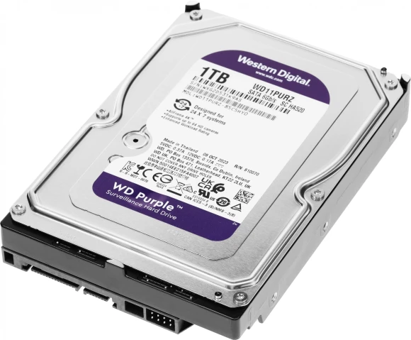Жесткий диск WD SATA-III 1TB WD11PURZ Surveillance Purple (5400rpm) 64Mb 3.5" Жесткий диск WD SATA-III 1TB WD11PURZ Surveillance Purple (5400rpm) 64Mb 3.5"