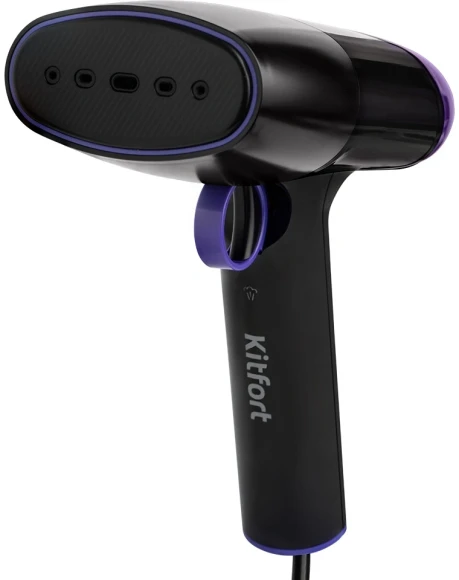 Отпариватель ручной Kitfort КТ-9114 1500Вт черный/фиолетовый Отпариватель ручной Kitfort КТ-9114 1500Вт черный/фиолетовый
