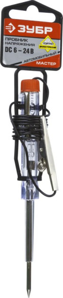Пробник напряжения Зубр Мастер 25745 прозрачный