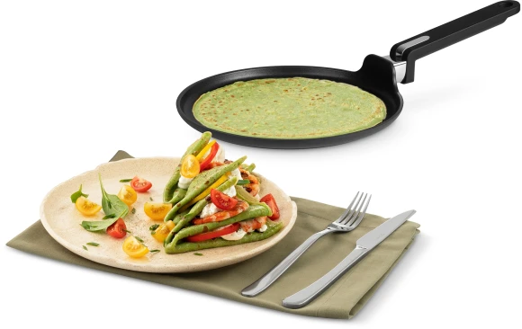 Сковорода блинная Rondell Modern RDA-1725 круглая 24см покрытие: Xylan Plus ручка несъемная (без крышки) черный