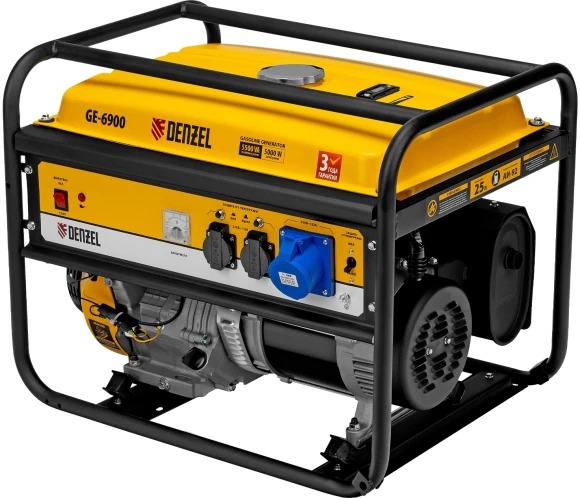Генератор Denzel GE 6900 5.5кВт