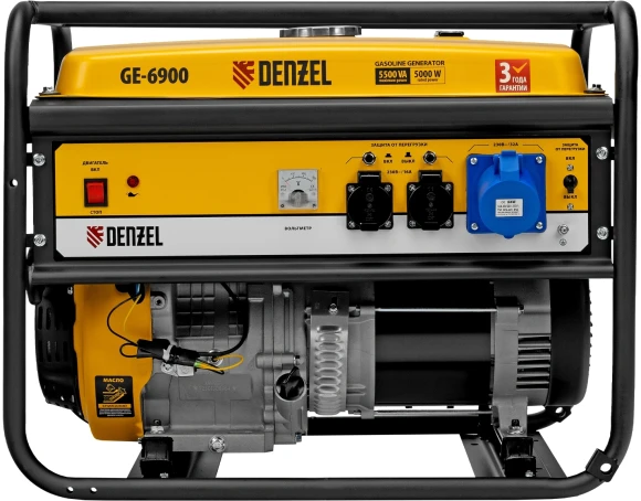Генератор Denzel GE 6900 5.5кВт