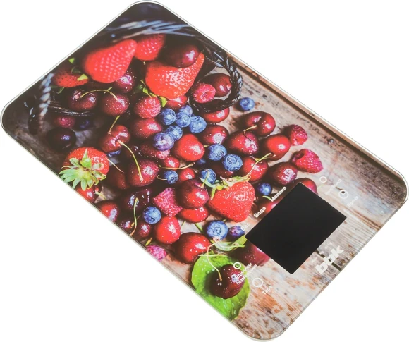 Весы кухонные электронные BBK KS107G макс.вес:5кг рисунок/ягоды