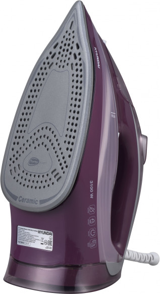 Утюг Hyundai H-SI01780 3100Вт розовый/бордовый