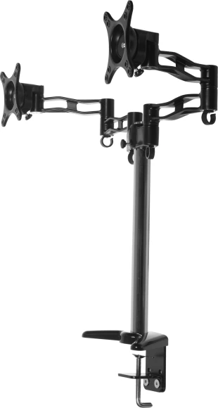 Кронштейн для мониторов Cactus CS-VM-D08-BK черный 13"-27" макс.8кг настольный поворот и наклон