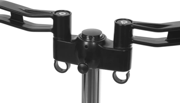 Кронштейн для мониторов Cactus CS-VM-D08-BK черный 13"-27" макс.8кг настольный поворот и наклон