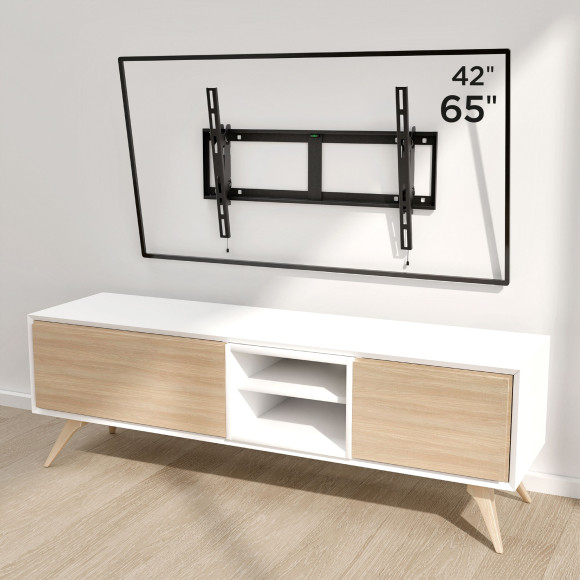 Кронштейн для телевизора Holder LCD-T6606 черный 32"-90" макс.60кг настенный наклон