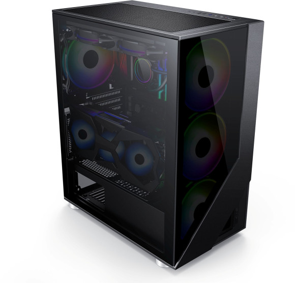 Корпус Formula V-LINE 7713 черный без БП ATX 3x120mm 6x140mm 2xUSB2.0 1xUSB3.0 audio bott PSU