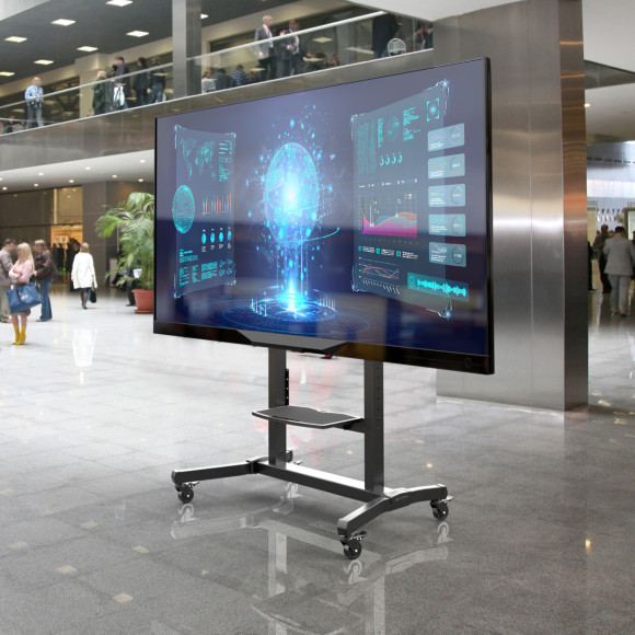 Стойка для телевизора Onkron TS1991 черный 50"-100" макс.120кг напольный наклон Стойка для телевизора Onkron TS1991 черный 50"-100" макс.120кг напольный наклон