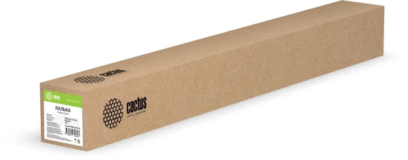 Калька Cactus CS-LFPTR80-620175 A1+ 620мм-175м/80г/м2 универсальная втулка:76.2мм (3")