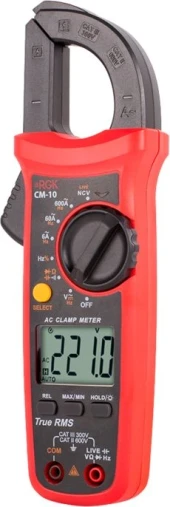 Клещи токоизмерительные RGK CM-12 цифр. измер.ток:переменный/постоянный красный/черный (776479) Клещи токоизмерительные RGK CM-12 цифр. измер.ток:переменный/постоянный красный/черный (776479)