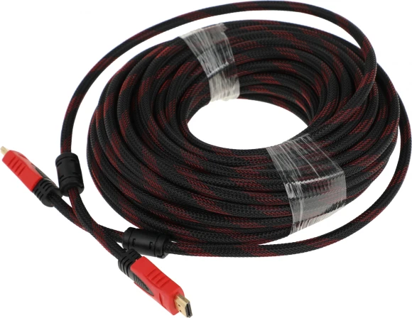 Кабель соединительный аудио-видео Premier 5-813R HDMI (m)/HDMI (m) 20м. феррит.кольца черный/красный (5-813R 20.0)