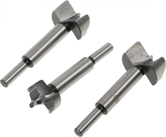 Набор сверл Elitech 1820.079600 по дереву (3пред.) для дрелей