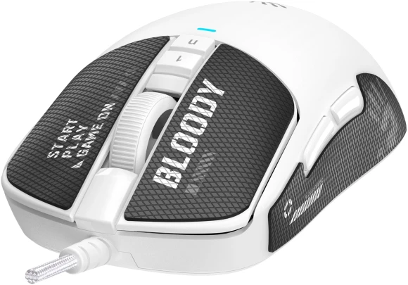 Мышь A4Tech Bloody W72 Ultra белый оптическая 20000dpi USB 6but Мышь A4Tech Bloody W72 Ultra белый оптическая 20000dpi USB 6but