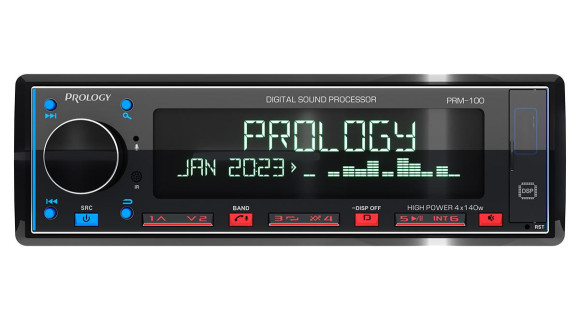 Автомагнитола Prology PRM-100 1DIN 4x140Вт v4.2 ПДУ RDS (PRPRM100)