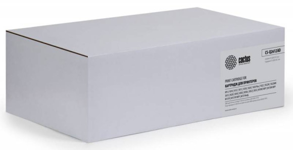 Картридж лазерный Cactus CS-Q2612AD черный двойная упак. (2000стр.) для HP 1010/1012/1015/1018/1020/1022/3015/3020 Картридж лазерный Cactus CS-Q2612AD черный двойная упак. (2000стр.) для HP 1010/1012/1015/1018/1020/1022/3015/3020