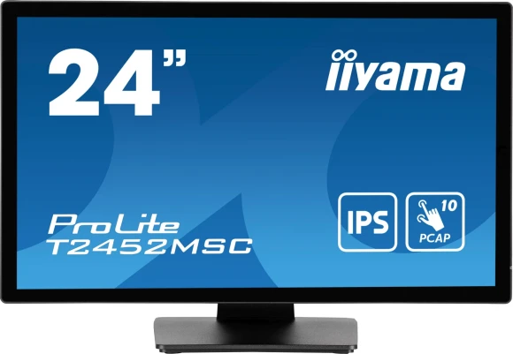 Монитор Iiyama 23.8" ProLite T2452MSC-B1 черный IPS LED 14ms 16:9 HDMI M/M матовая 400cd 178гр/178гр 1920x1080 60Hz DP FHD USB Touch 5.6кг Монитор Iiyama 23.8" ProLite T2452MSC-B1 черный IPS LED 14ms 16:9 HDMI M/M матовая 400cd 178гр/178гр 1920x1080 60Hz DP FHD USB Touch 5.6кг