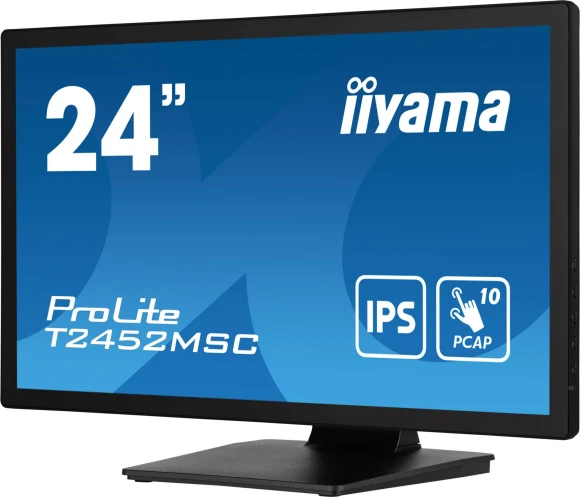 Монитор Iiyama 23.8" ProLite T2452MSC-B1 черный IPS LED 14ms 16:9 HDMI M/M матовая 400cd 178гр/178гр 1920x1080 60Hz DP FHD USB Touch 5.6кг Монитор Iiyama 23.8" ProLite T2452MSC-B1 черный IPS LED 14ms 16:9 HDMI M/M матовая 400cd 178гр/178гр 1920x1080 60Hz DP FHD USB Touch 5.6кг