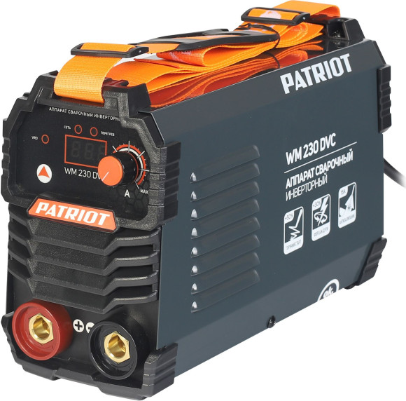 Сварочный аппарат Patriot WM230DVC инвертор ММА 10.7кВт (кейс в компл.)
