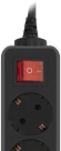 Сетевой фильтр PC Pet AP01006-E-B 1.8м (5 розеток) черный (пакет ПЭ)