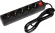 Сетевой фильтр PC Pet AP01006-E-B 1.8м (5 розеток) черный (пакет ПЭ)
