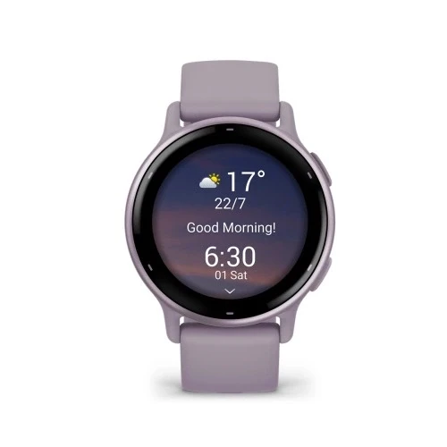 Смарт-часы Garmin Vivoactive 5 30.4мм 1.2" AMOLED корп.сиреневый рем.сиреневый разм.брасл.:125-190мм (010-02862-13)