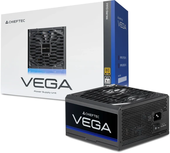 Блок питания Chieftec ATX 850W Vega PPG-850-S 80+ gold (20+4pin) APFC 135mm fan 6xSATA RTL Блок питания Chieftec ATX 850W Vega PPG-850-S 80+ gold (20+4pin) APFC 135mm fan 6xSATA RTL