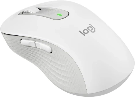 Мышь Logitech M650 L белый оптическая 4000dpi silent беспров. BT/Radio USB 5but (910-006389)