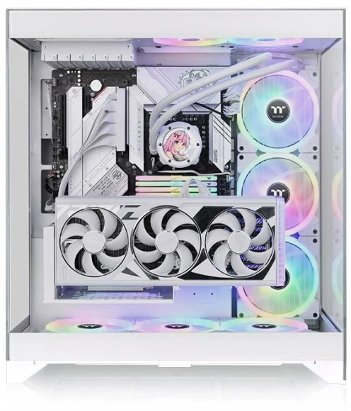 Корпус Thermaltake CTE E550 TG Snow белый без БП ATX 8x120mm 6x140mm 2xUSB3.0 audio bott PSU