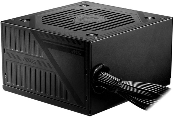 Блок питания MSI ATX 600W MAG A600DN 80+ white (20+4pin) APFC 120mm fan 5xSATA RTL