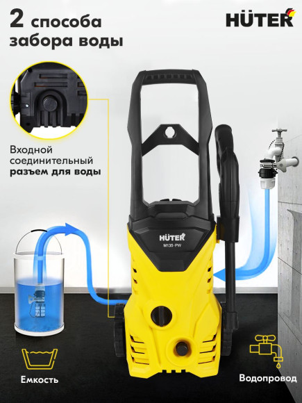 Минимойка Huter M135-PW 1650Вт (70/8/6)